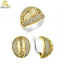 Gümüş Taşlı Set